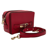 New Alexander McQueen Women's Myth Red Leather Crossbody Bag