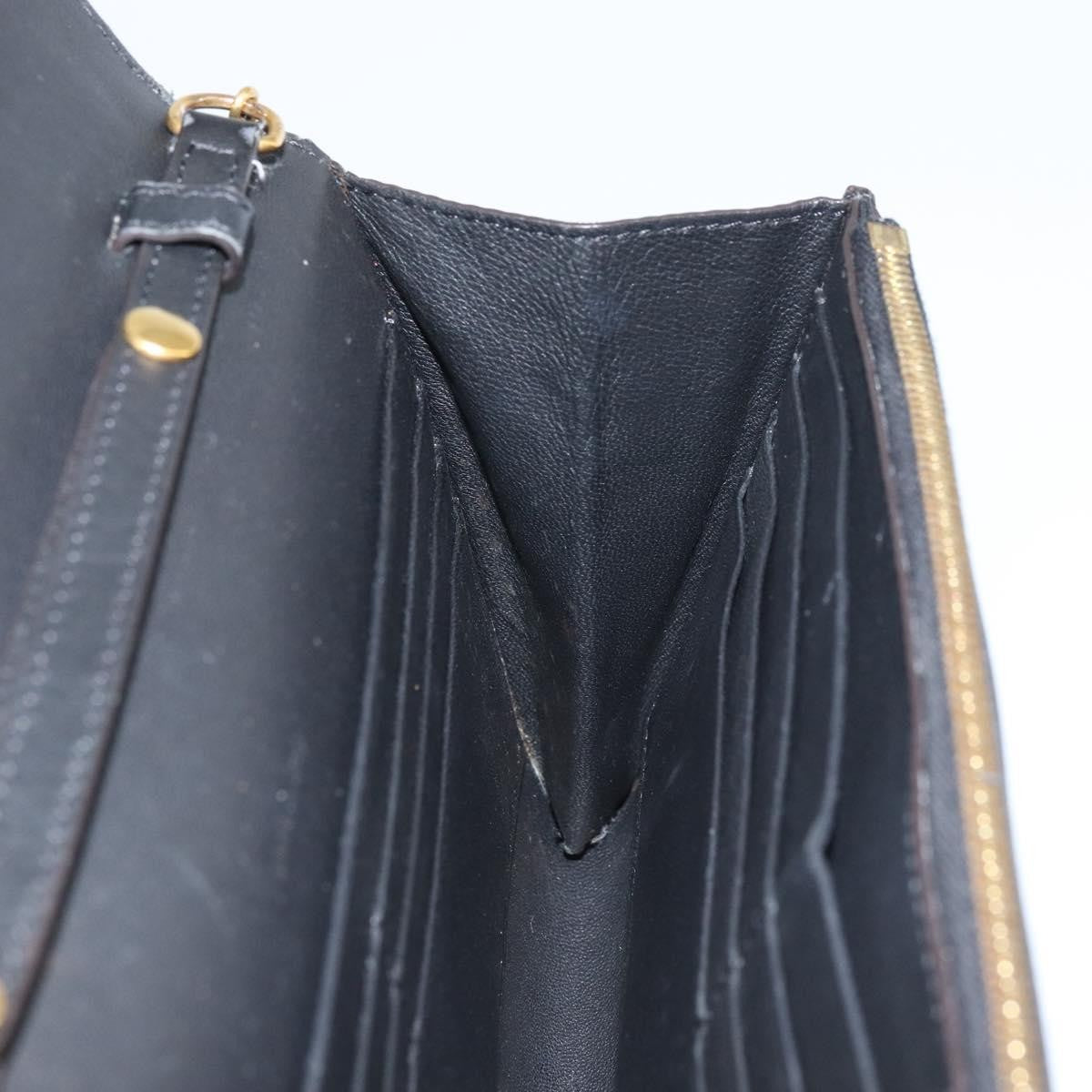 Celine Pocket Envelope Wallet On Chain Leather Multicolour Leather Clutche & Pouche Bag (Pre-Owned)