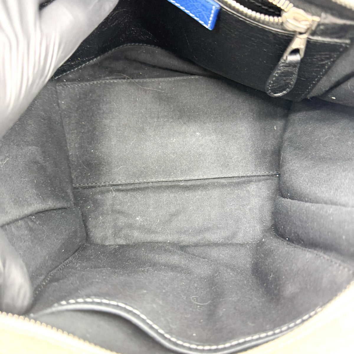 Balenciaga Bazar Striped Leather Black Leather Tote Bag Bag (Pre-Owned)