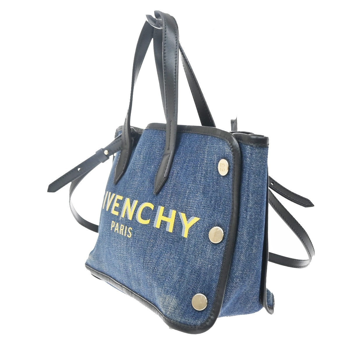 Givenchy Bond Shopper Tote Denim Blue Denim_Jeans Tote Bag Bag (Pre-Owned)