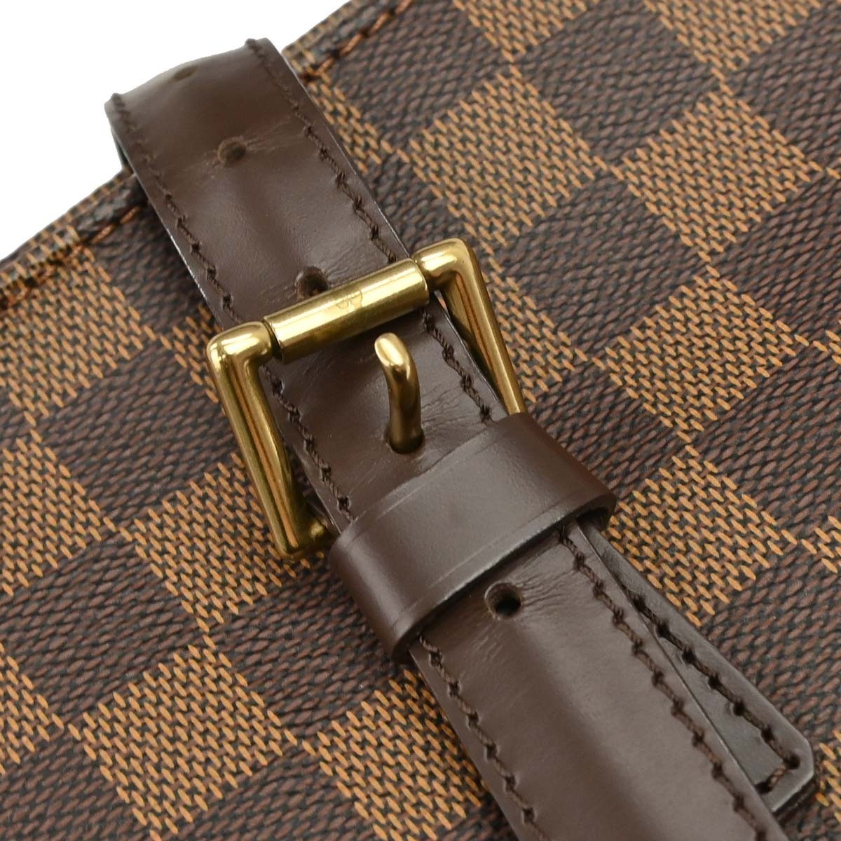 Louis Vuitton Chelsea Damier Brown Canvas Tote Bag Bag (Pre-Owned)