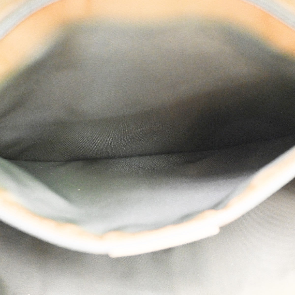 Christian Dior Vintage Open Pocket Diorissimo Canvas Green Canvas Tote Bag Bag (Pre-Owned)