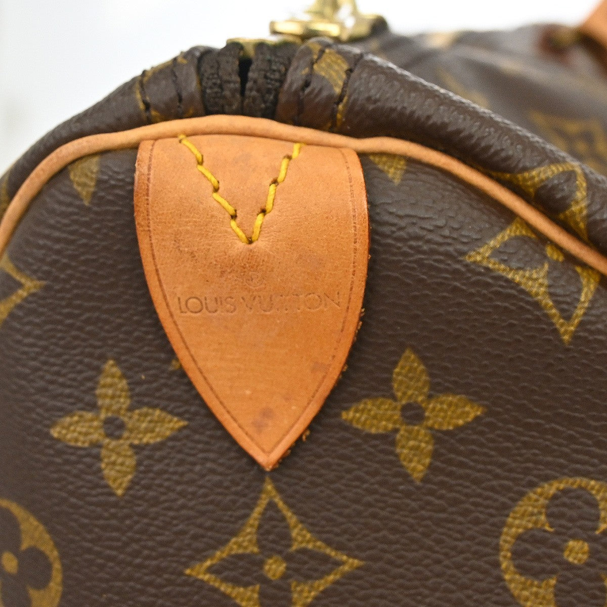 Louis Vuitton Keepall Monogram Brown Canvas Travel Bag Bag (Pre-Owned)