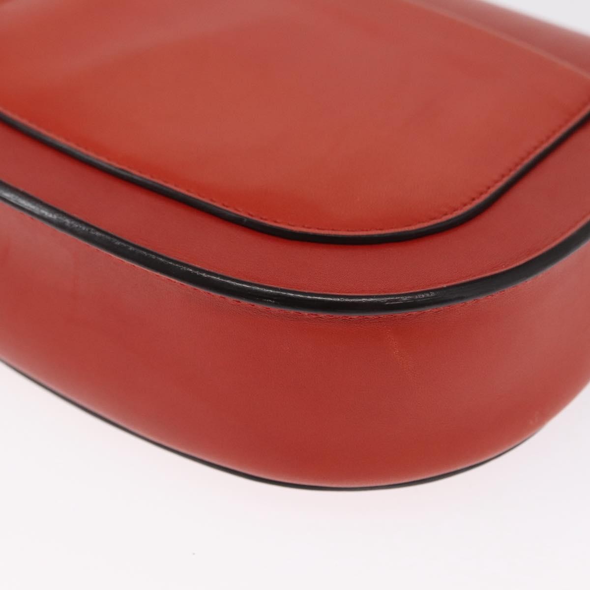 Celine Trotteur Messenger Calfskin Orange Leather Shoulder Bag Bag (Pre-Owned)