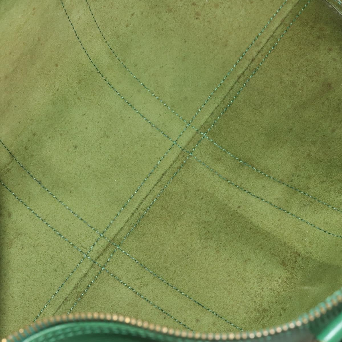 Louis Vuitton Keepall Epi Leather Green Leather Travel Bag Bag (Pre-Owned)