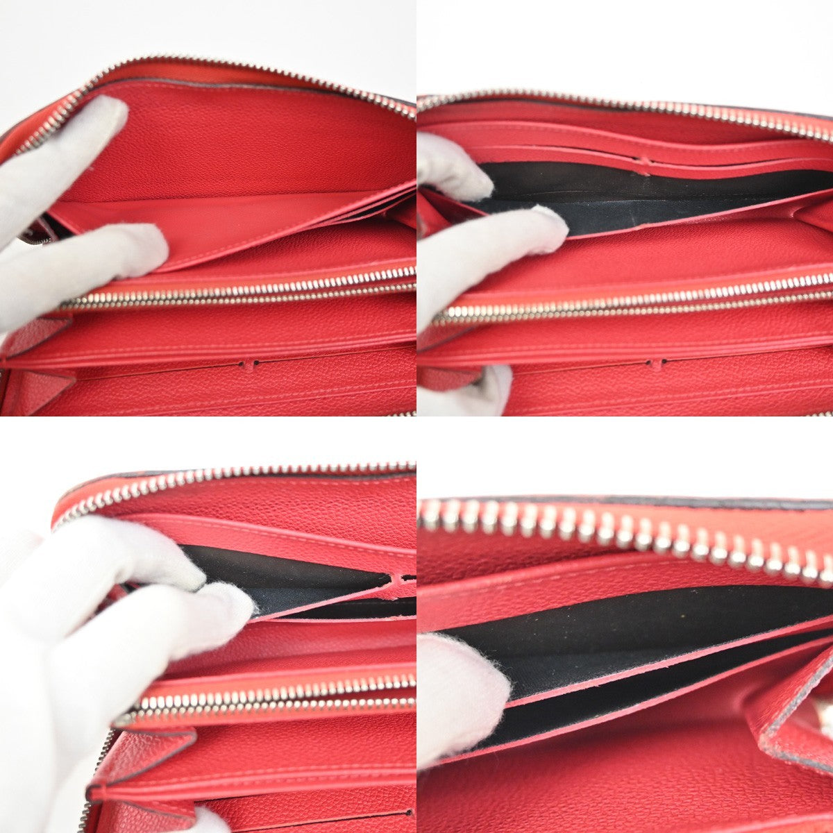 Louis Vuitton Portefeuille Zippy Monogramme Empreinte Monogramme Empreinte Red Leather Wallets Accessory (Pre-Owned)