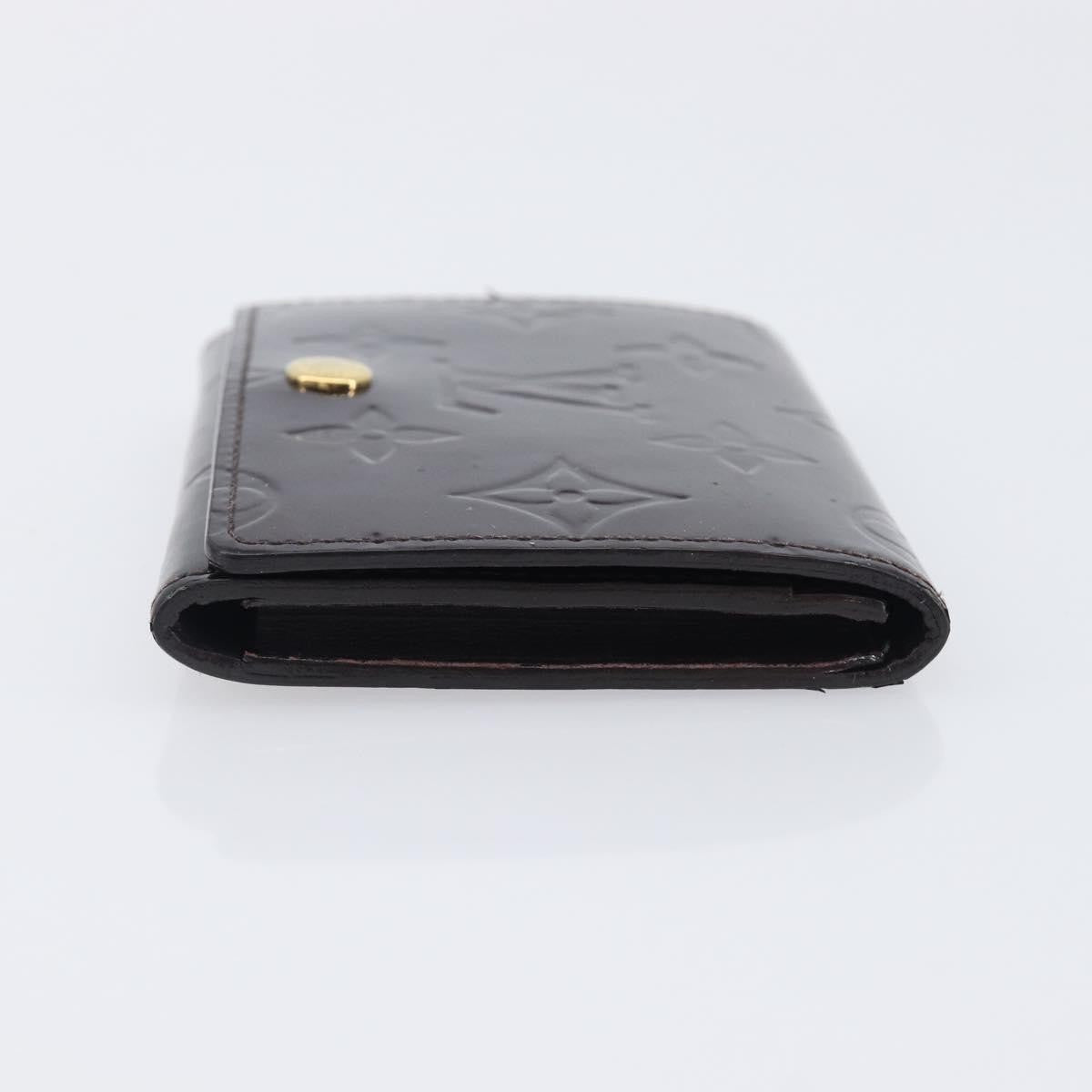 Louis Vuitton Elise Monogram Vernis Burgundy Patent_Leather Wallets Accessory (Pre-Owned)