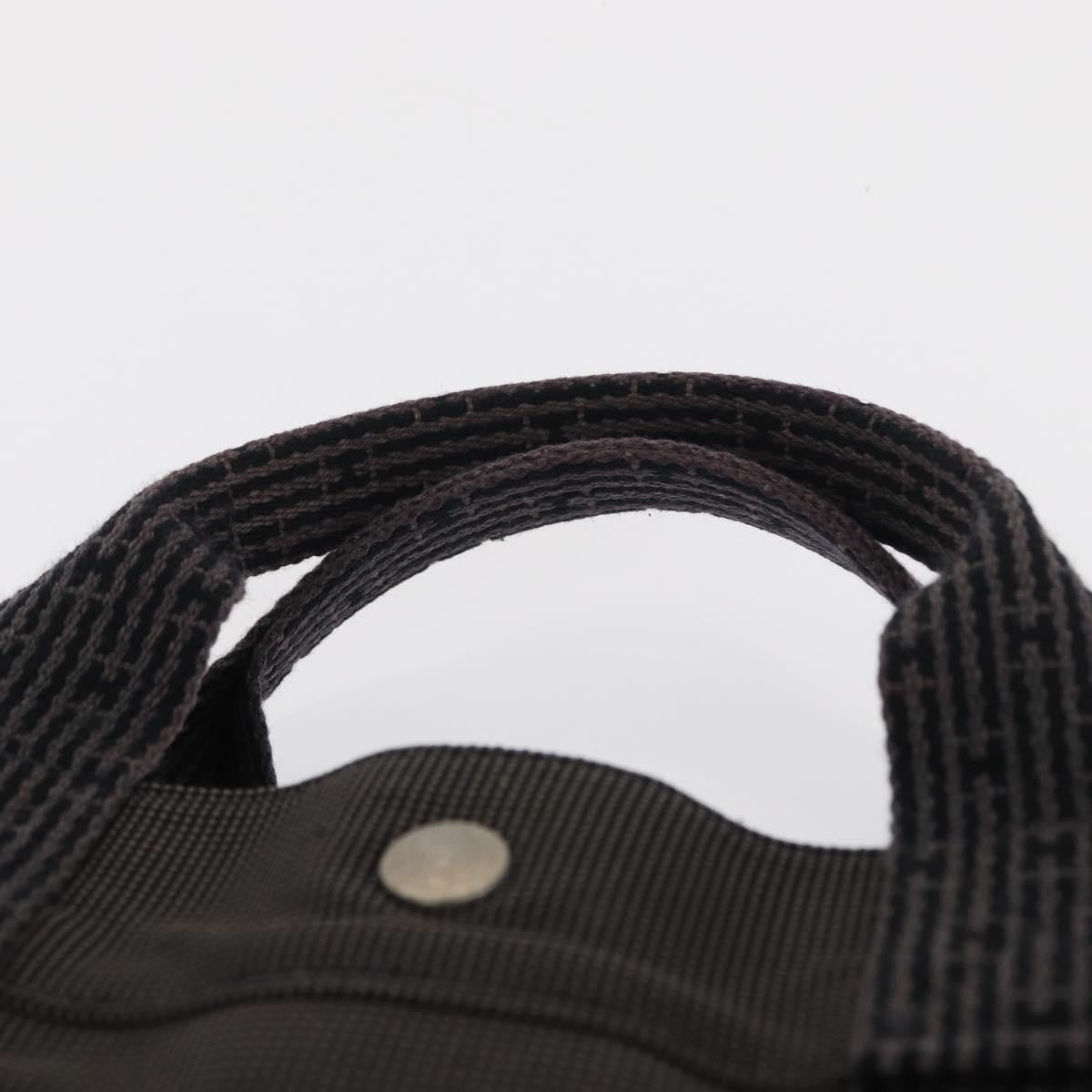 Hermes Fourre-Tout Herline Canvas Gray Canvas Tote Bag Bag (Pre-Owned)