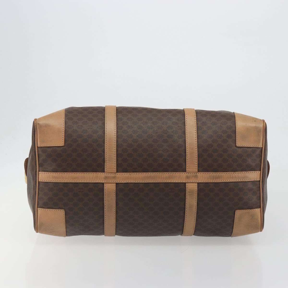 Celine Vintage Toile Triomphe Brown Canvas Travel Bag Bag (Pre-Owned)