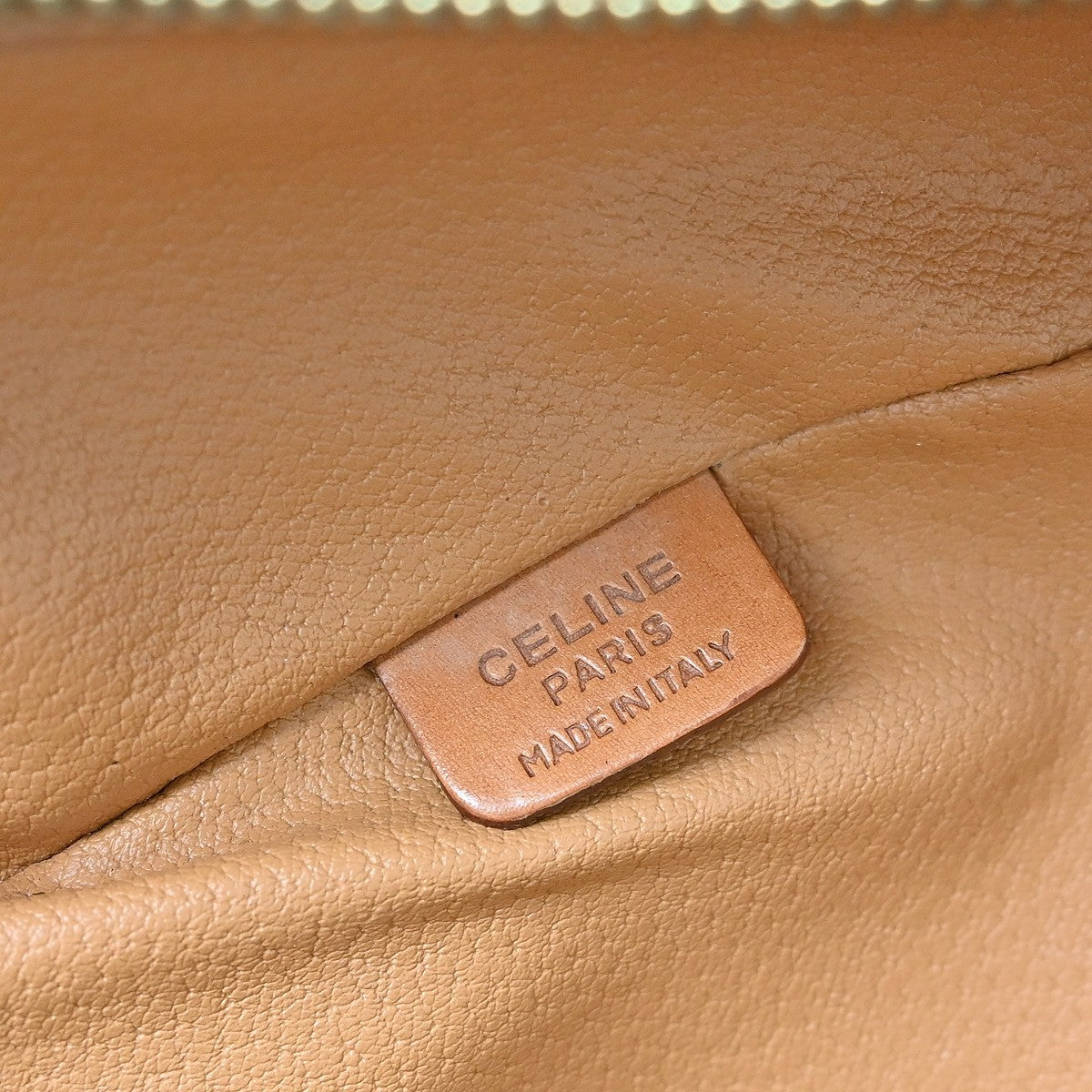 Celine Top Handle Vanity Box Triomphe Coated Canvas Brown Canvas Handbag (Pre-Owned)