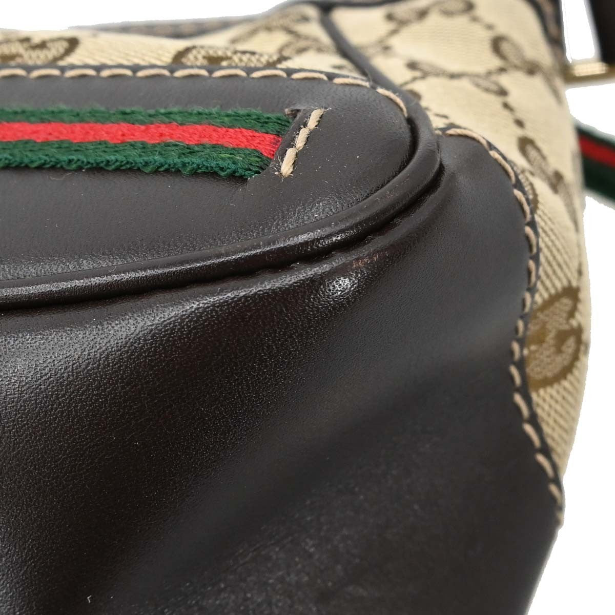 Gucci Mayfair Gg Canvas Beige Canvas Shoulder Bag Bag (Pre-Owned)