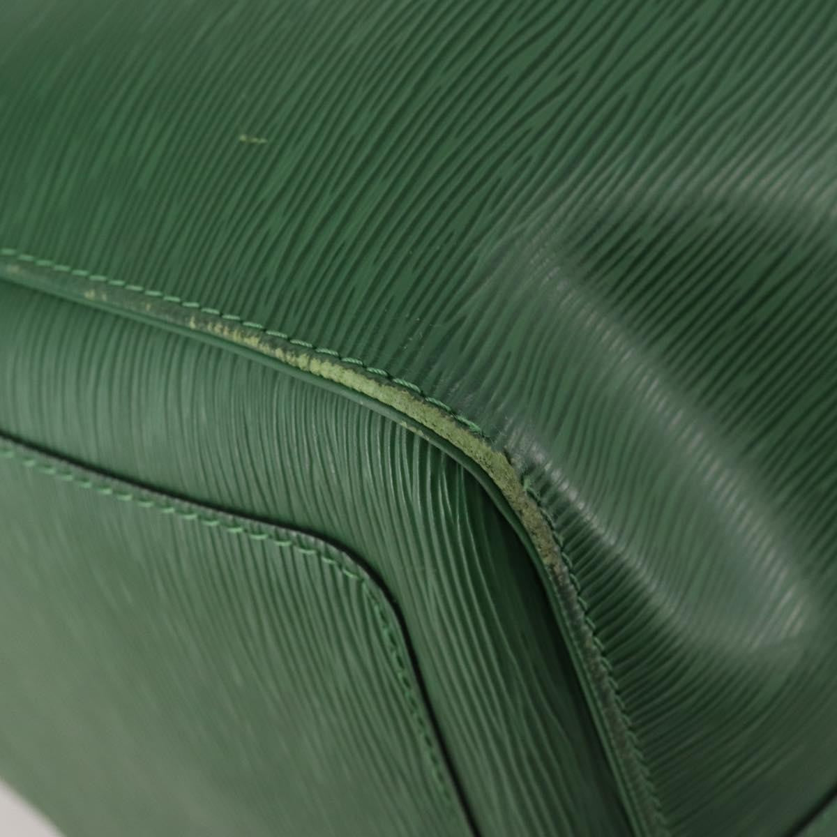 Louis Vuitton Keepall Bag Epi Leather Green Leather Travel Bag Bag (Pre-Owned)