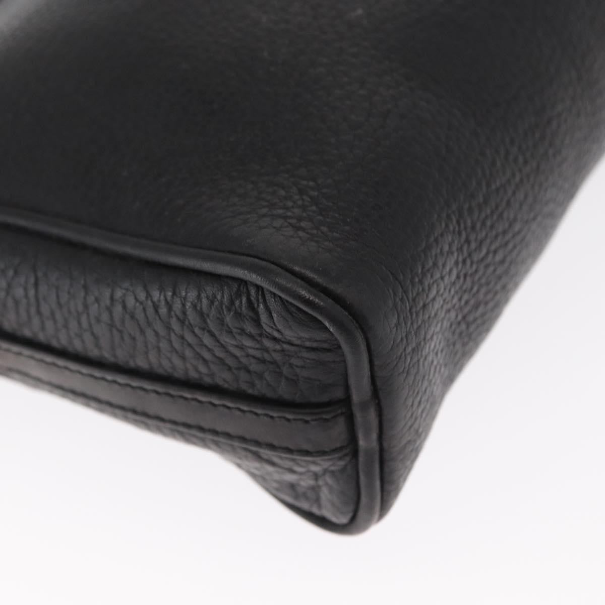 Gucci Vintage Leather Black Leather Shoulder Bag Bag (Pre-Owned)