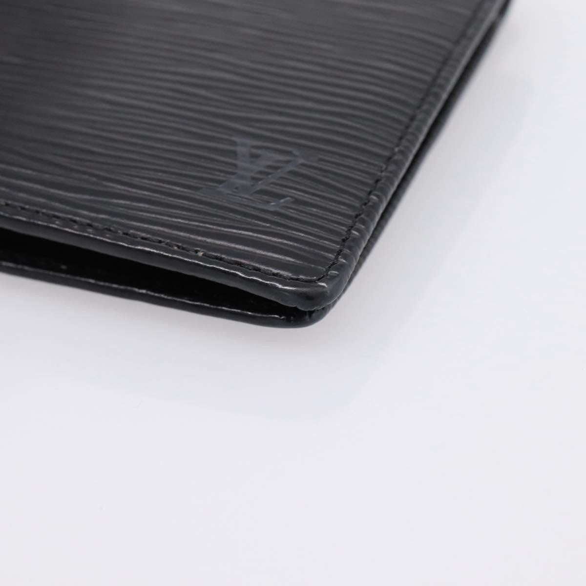 Louis Vuitton Marco Epi Leather Black Leather Wallets Accessory (Pre-Owned)