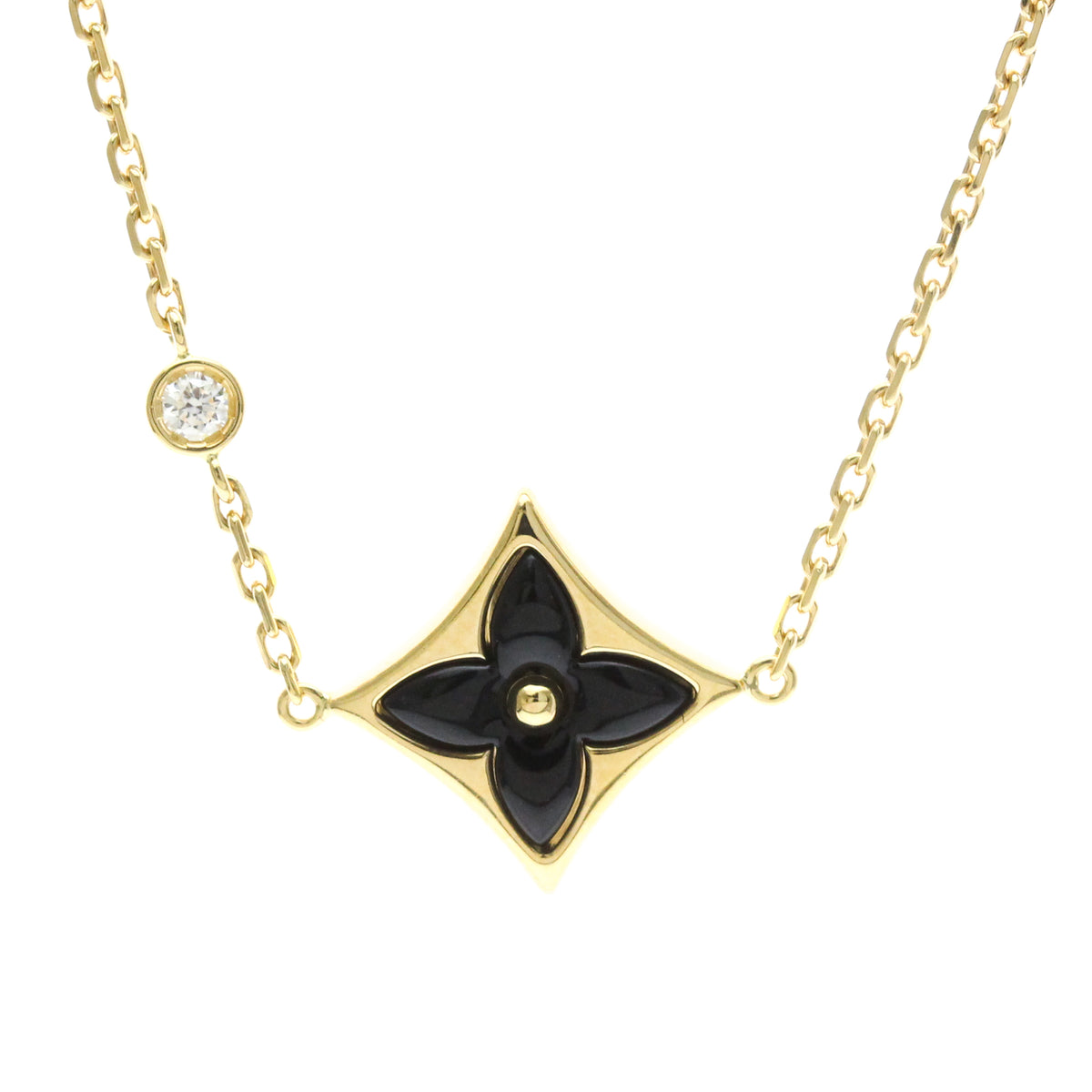 Louis Vuitton Star Blossom 18K Rose Gold With Diamonds Gold Yellow_Gold Bracelet Jewelry (Pre-Owned)