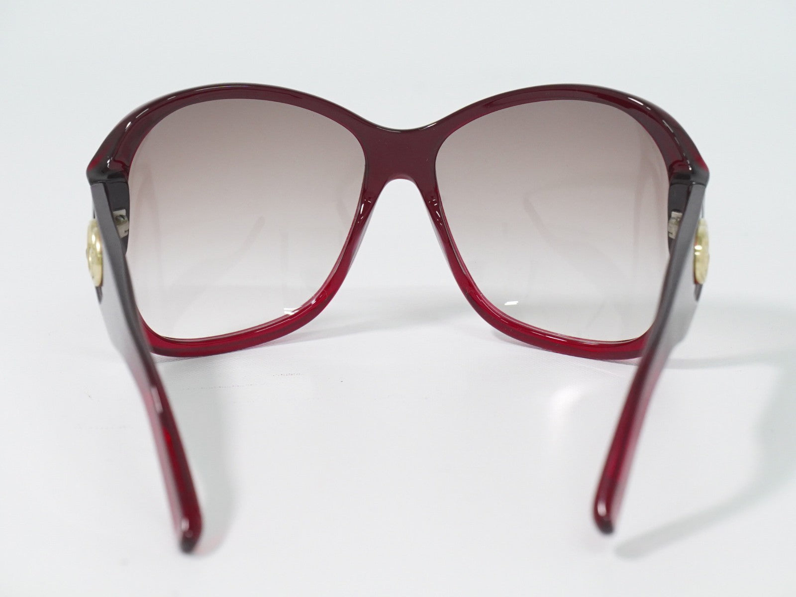 Gucci Eyewear Interlocking G Sunglasses Red Plastic Sunglasse Accessory (Pre-Owned)