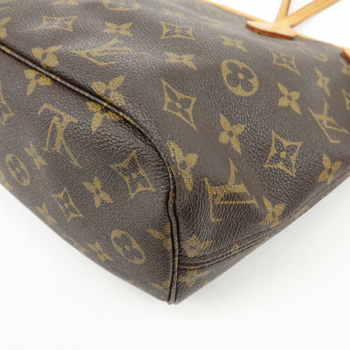 Louis Vuitton Neverfull Monogram Canvas Brown Canvas Tote Bag Bag (Pre-Owned)