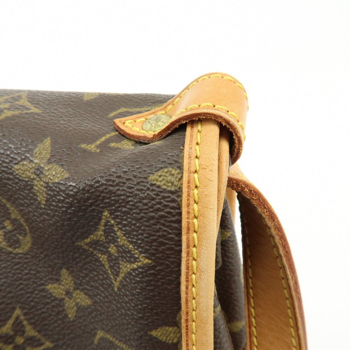 Louis Vuitton Saumur Monogram Canvas Brown Canvas Handbag (Pre-Owned)