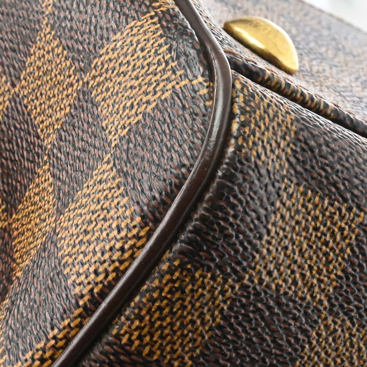 Louis Vuitton Trevi Damier Brown Canvas Handbag (Pre-Owned)