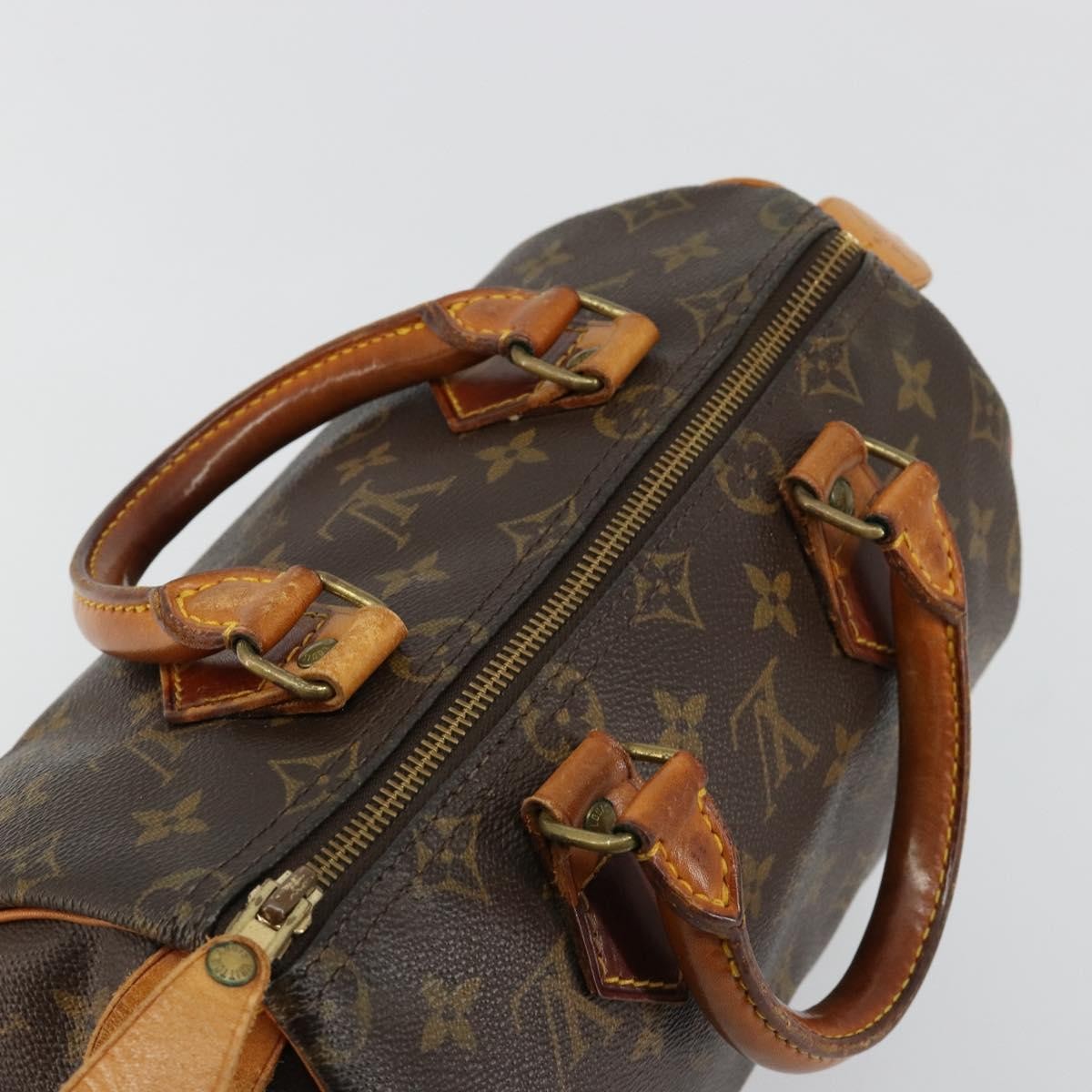 Louis Vuitton Speedy Monogram Canvas Brown Canvas Handbag (Pre-Owned)