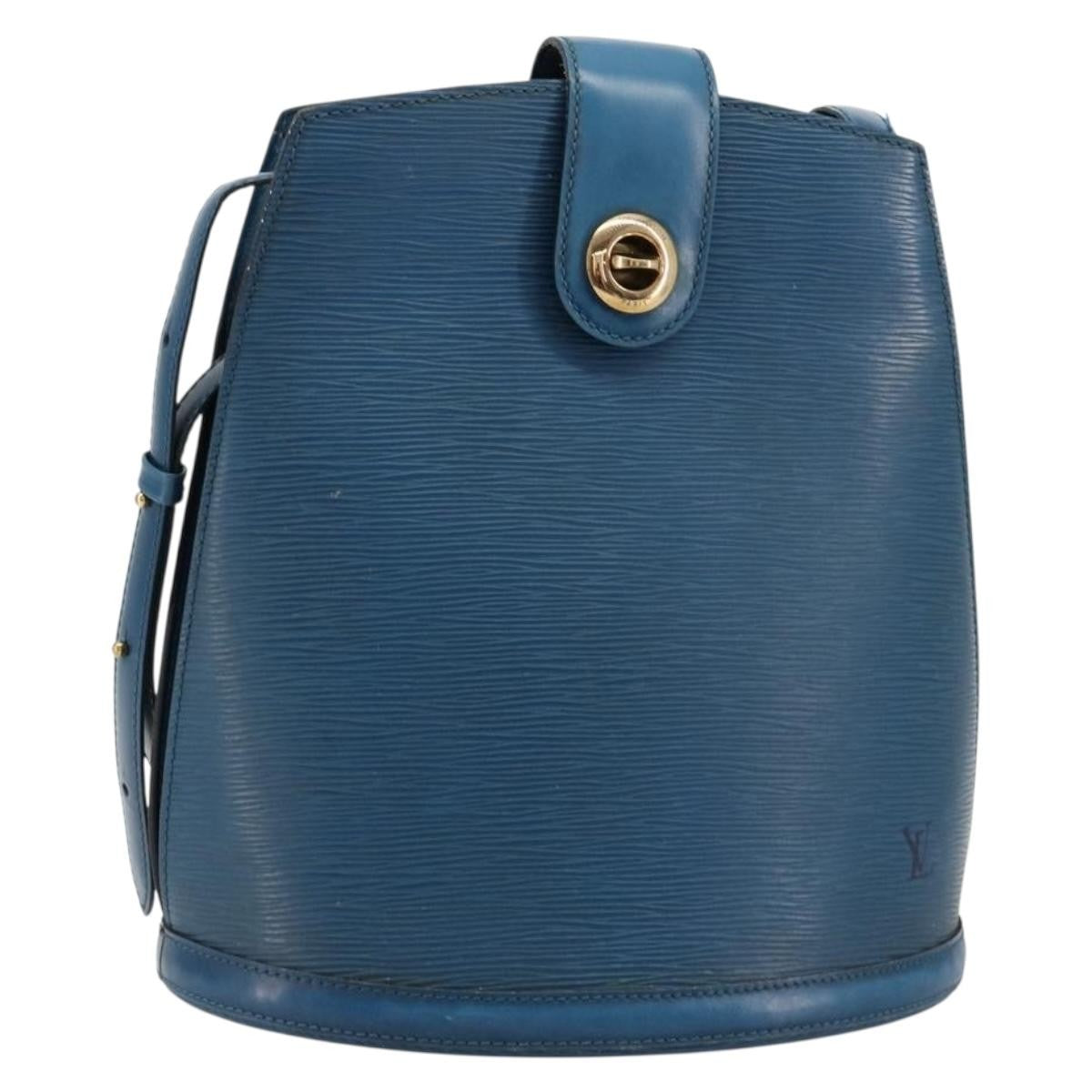 Louis Vuitton Cluny Epi Leather Blue Leather Shoulder Bag Bag (Pre-Owned)
