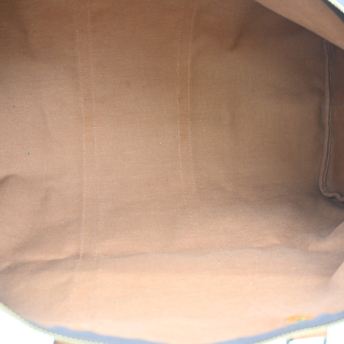 Louis Vuitton Keepall Bandouliere Monogram Canvas Brown Canvas Travel Bag Bag (Pre-Owned)