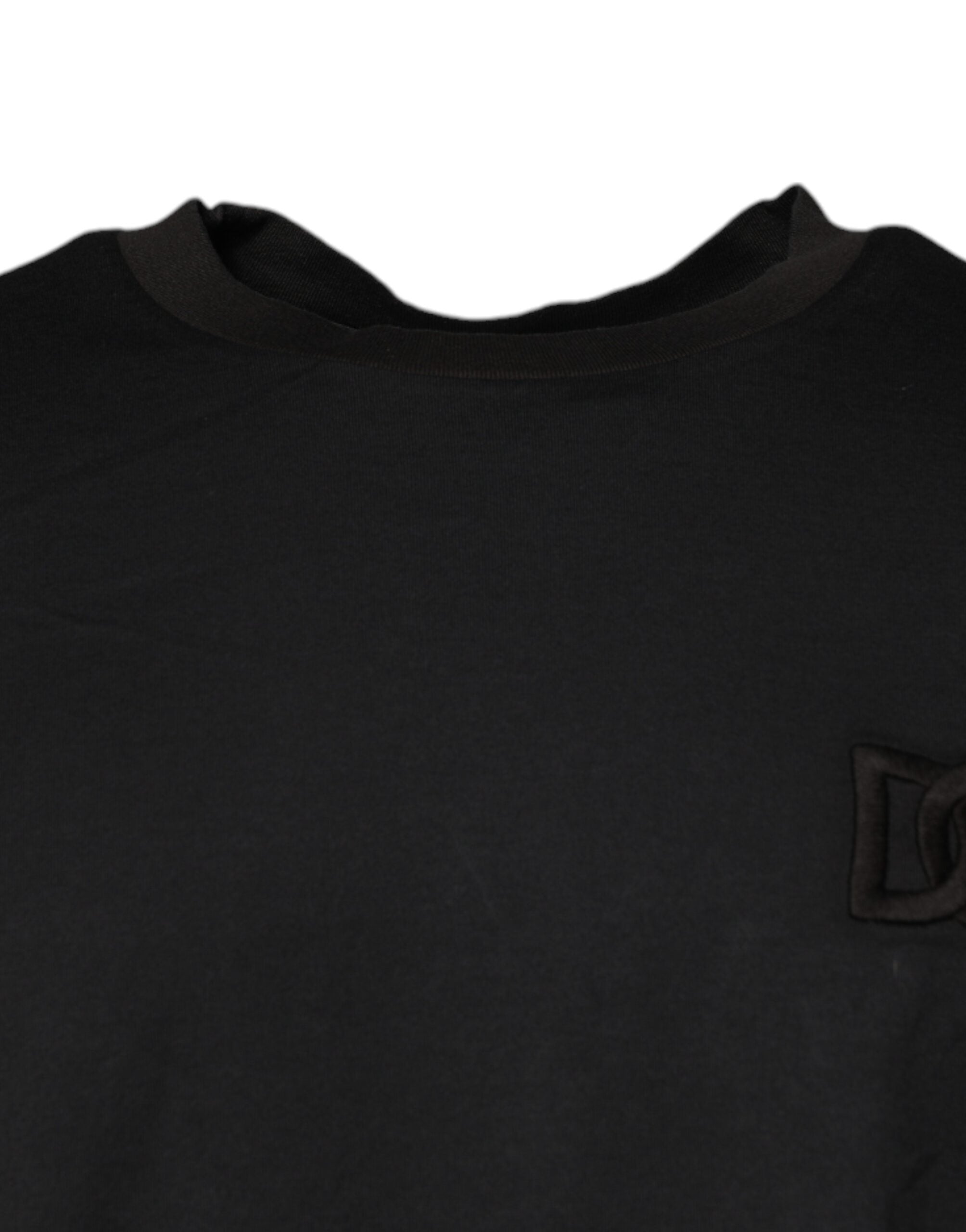 Dolce & Gabbana Black Logo Crew Neck Short Sleeves Men's T-shirt