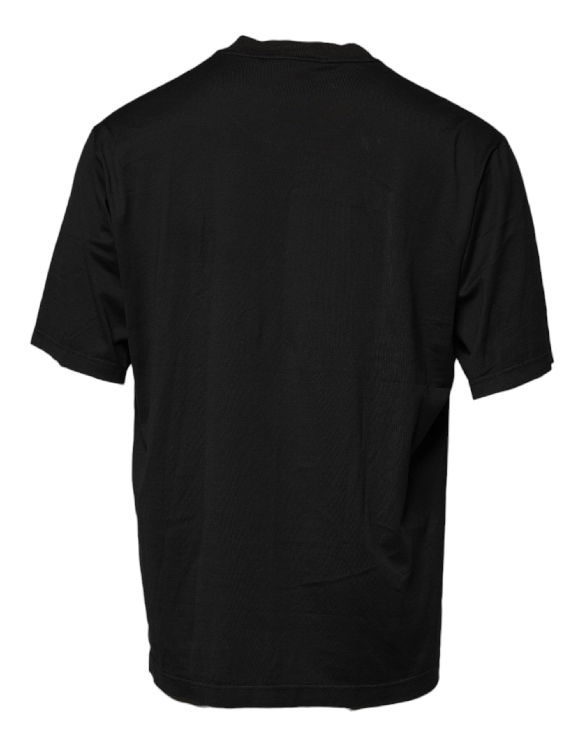 Dolce & Gabbana Black Logo Crew Neck Short Sleeves Men's T-shirt