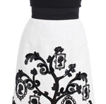 Dolce & Gabbana Elegant Floral Brocade High-Waist Women's Skirt