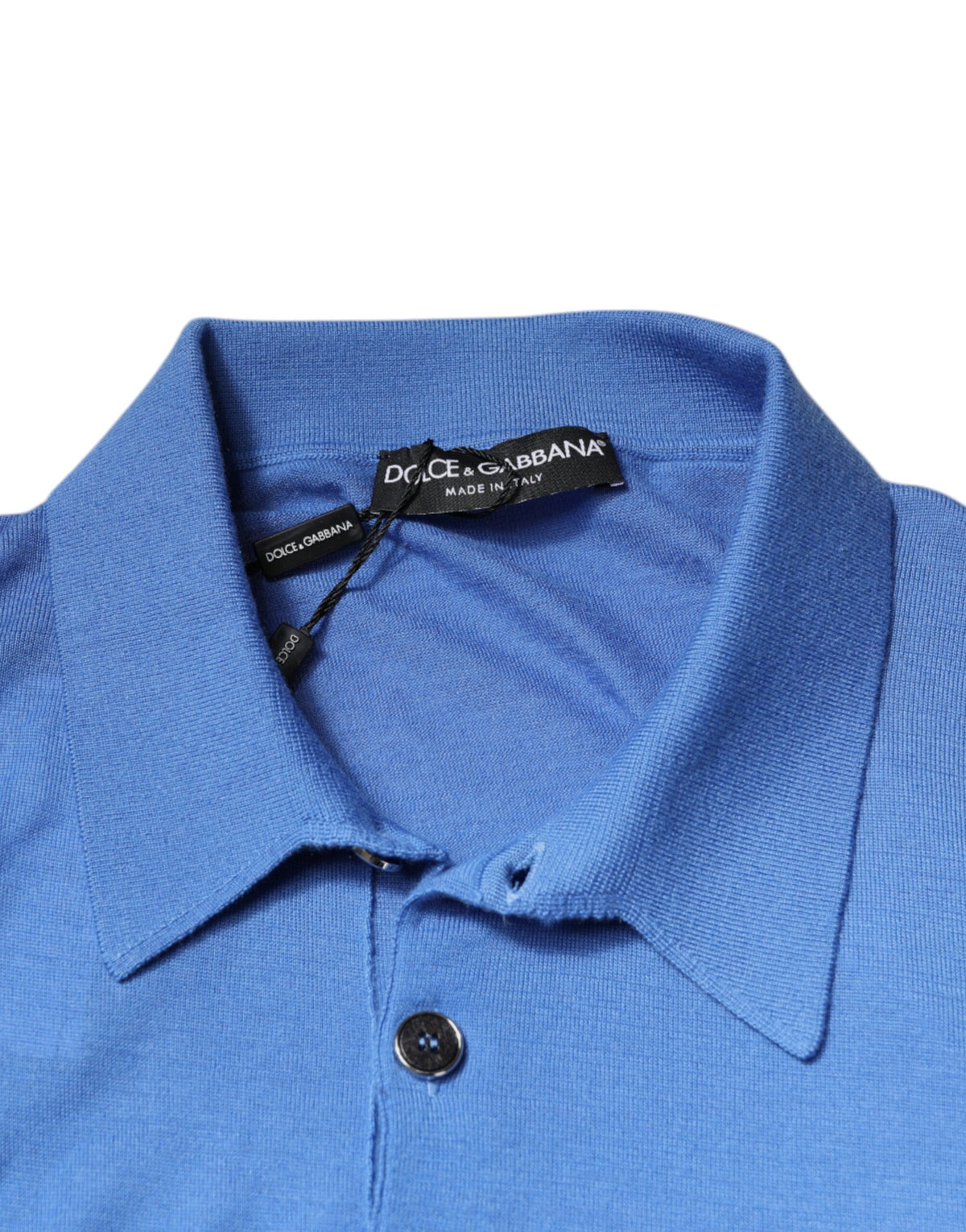 Dolce & Gabbana Blue Collared Short Sleeves Polo Men's T-shirt (Pre-Owned)