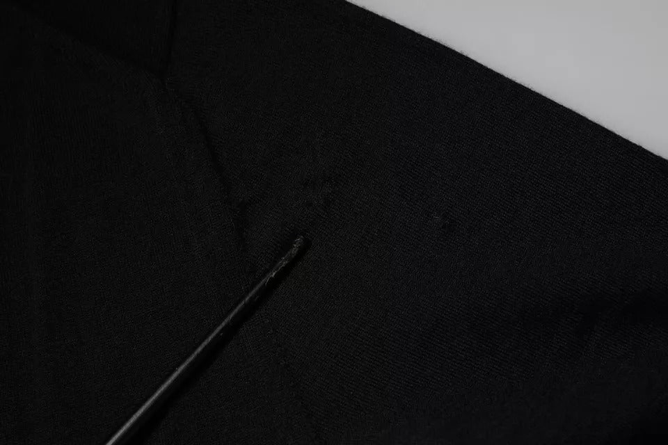 Dolce & Gabbana Black Cashmere Turtleneck Pullover Men's Sweater (Pre-Owned)