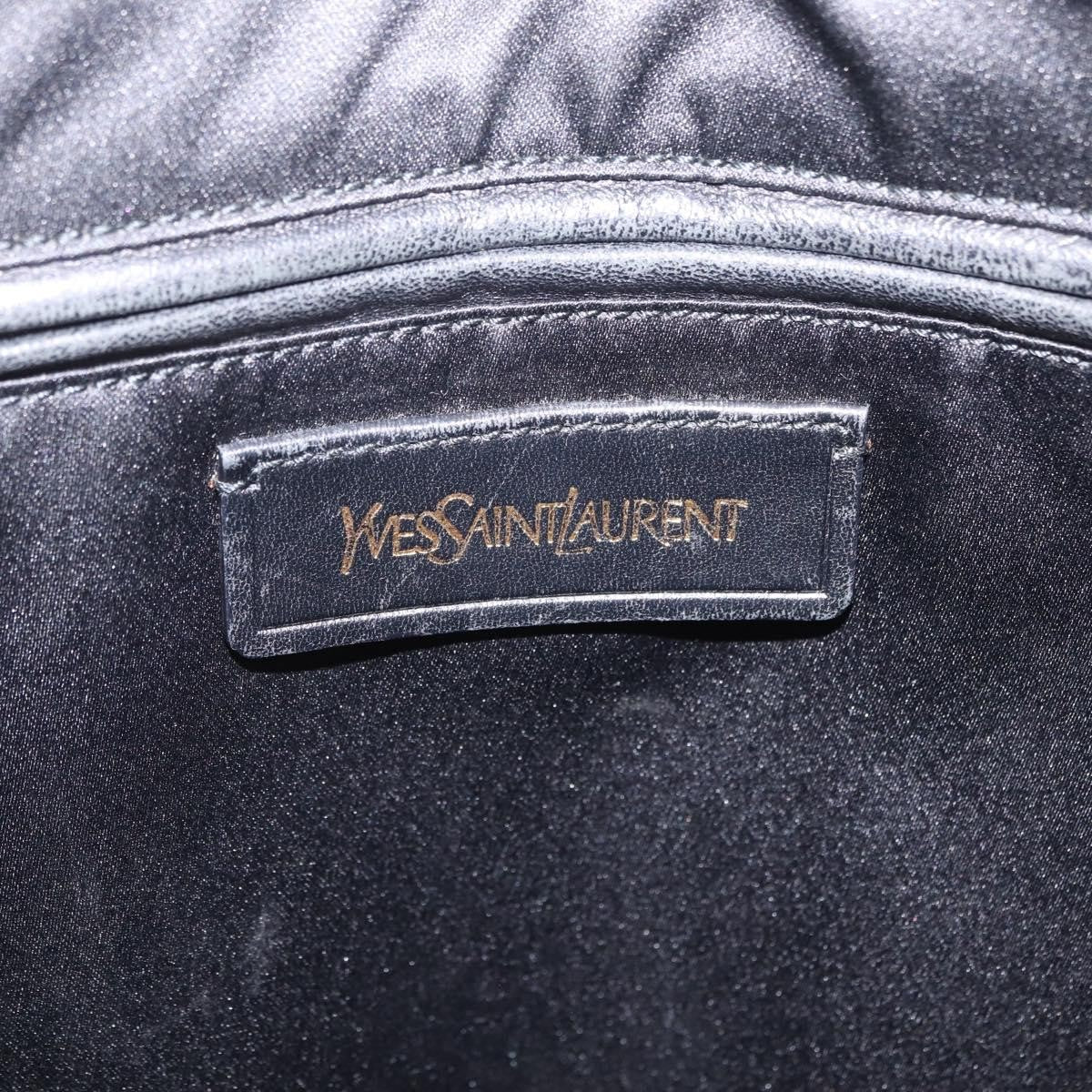 Saint Laurent Muse Leather Black Leather Shoulder Bag Bag (Pre-Owned)