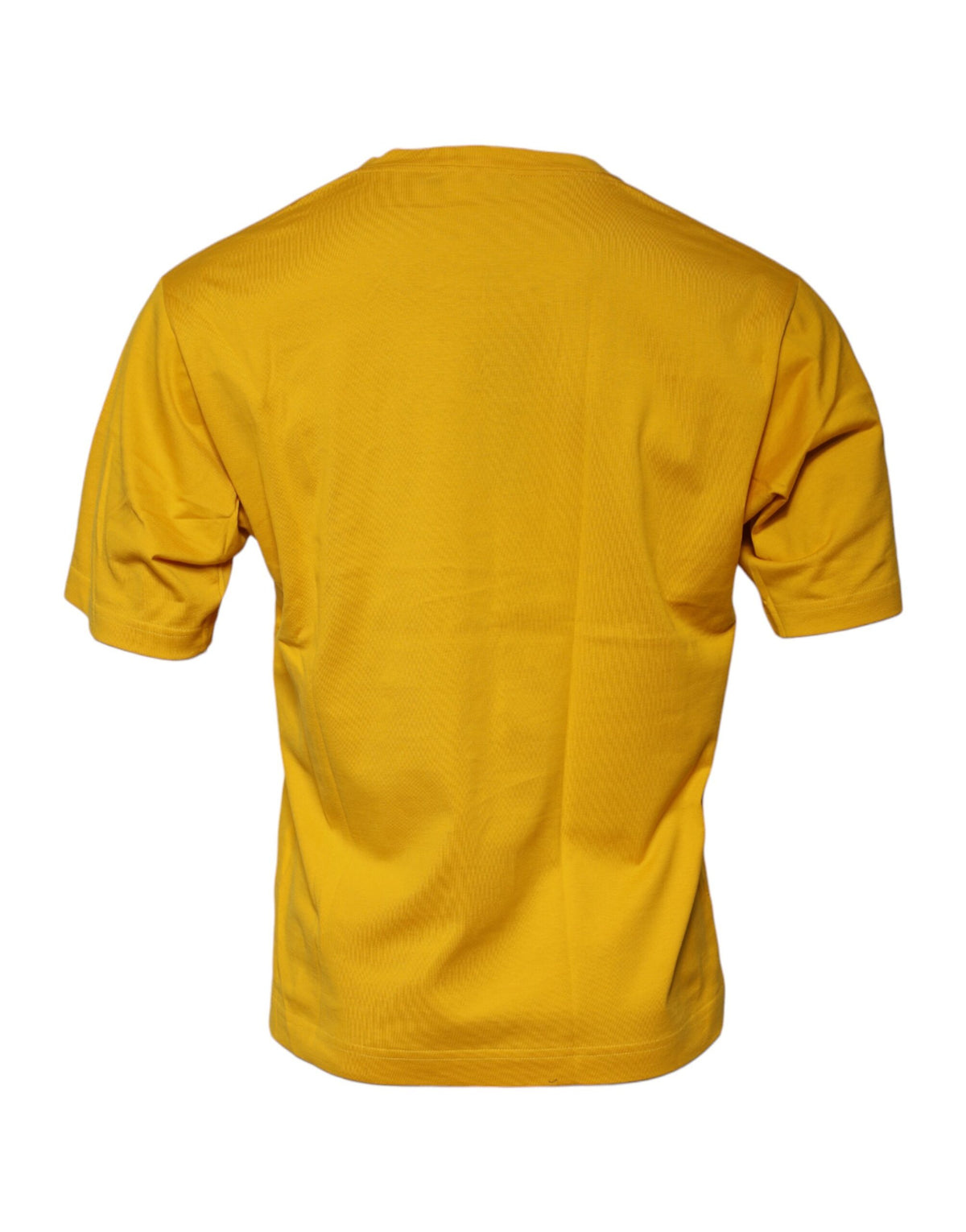 Dolce & Gabbana Dark Yellow Logo Crew Neck Short Sleeves Men's T-shirt