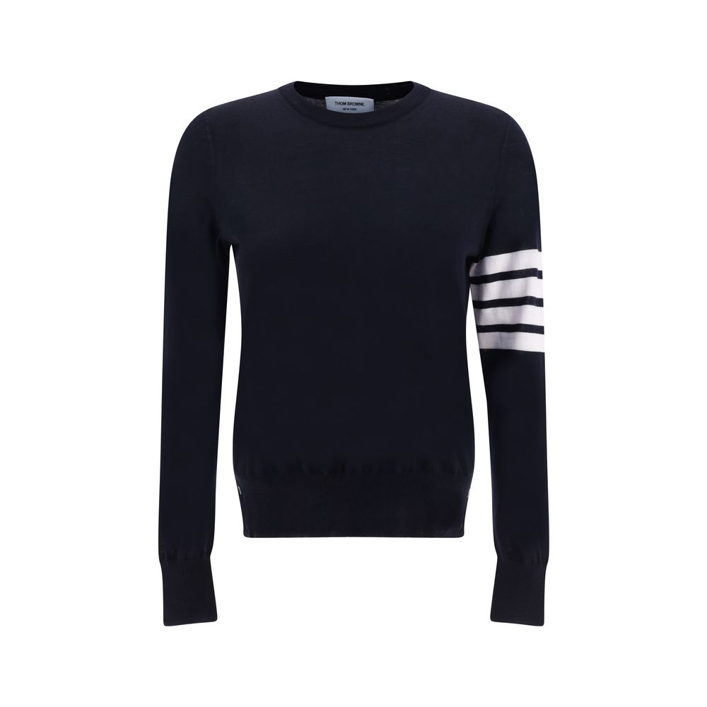 Thom Browne Blue Wool Oves Aries Women's Sweatshirt
