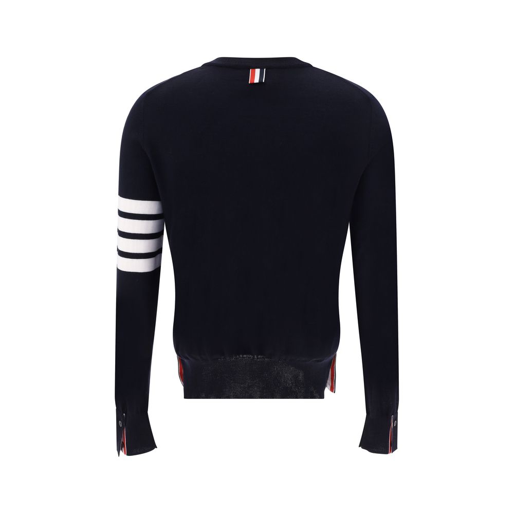Thom Browne Blue Wool Oves Aries Women's Sweatshirt