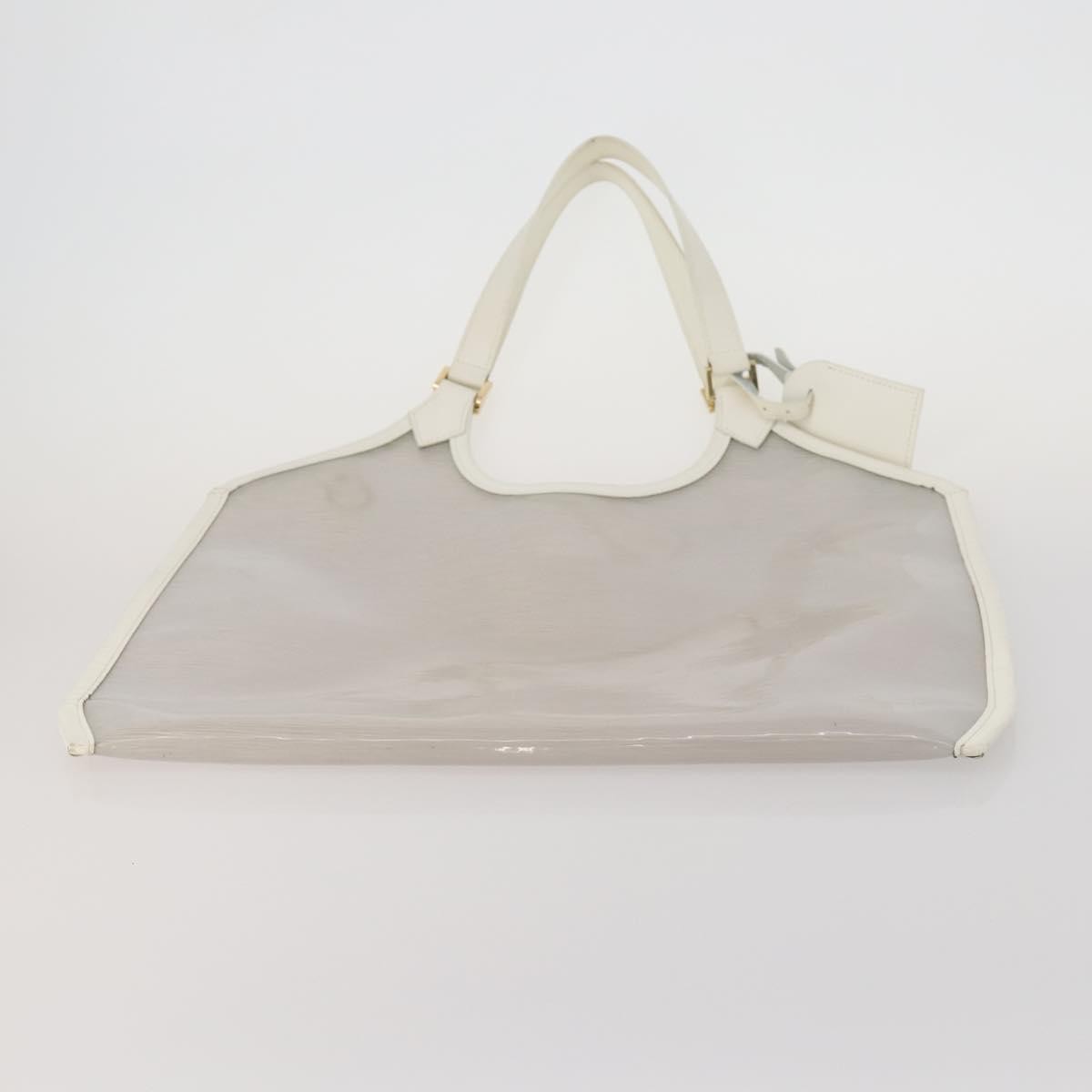 Louis Vuitton Plage Lagoon Bay Vinyl Epi Leather White Plastic Handbag (Pre-Owned)