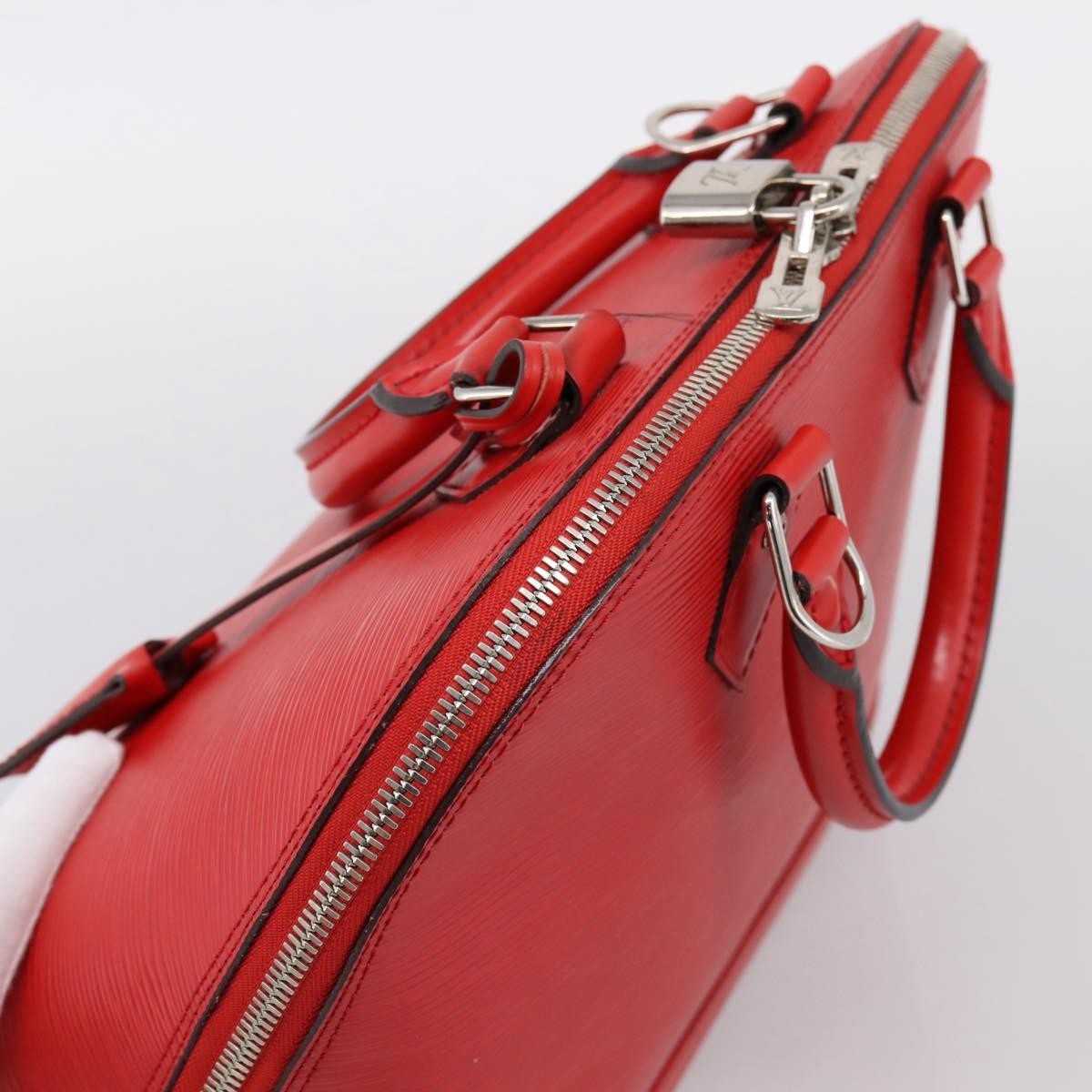 Louis Vuitton Alma Epi Red Leather Handbag (Pre-Owned)