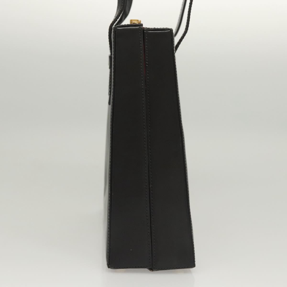 Celine Vintage Leather Black Leather Shoulder Bag Bag (Pre-Owned)