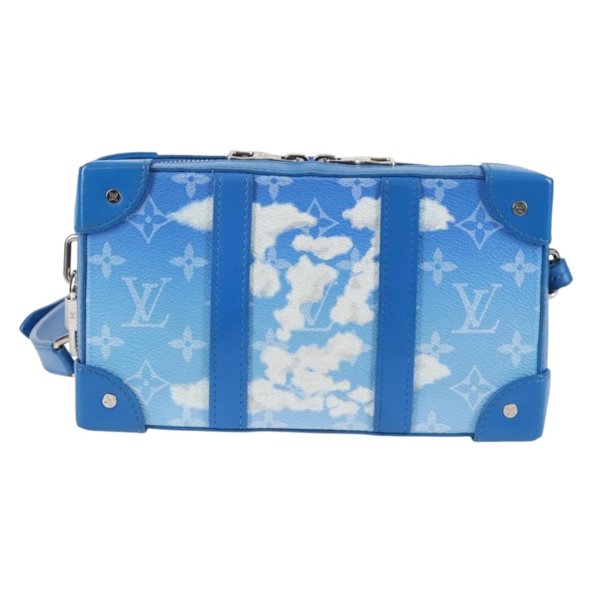 Louis Vuitton Soft Trunk Limited Edition Monogram Clouds Blue Canvas Clutche & Pouche Bag (Pre-Owned)