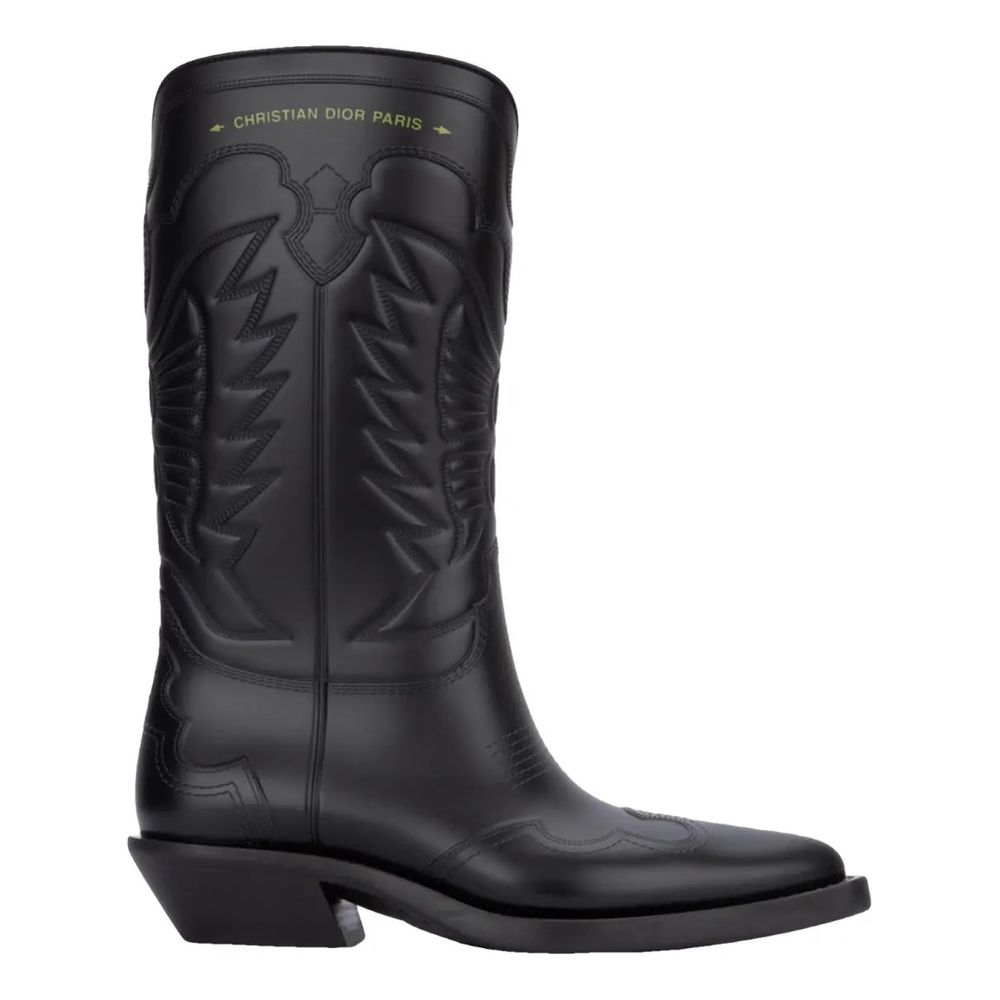 Dior Black Leather Women's Boot
