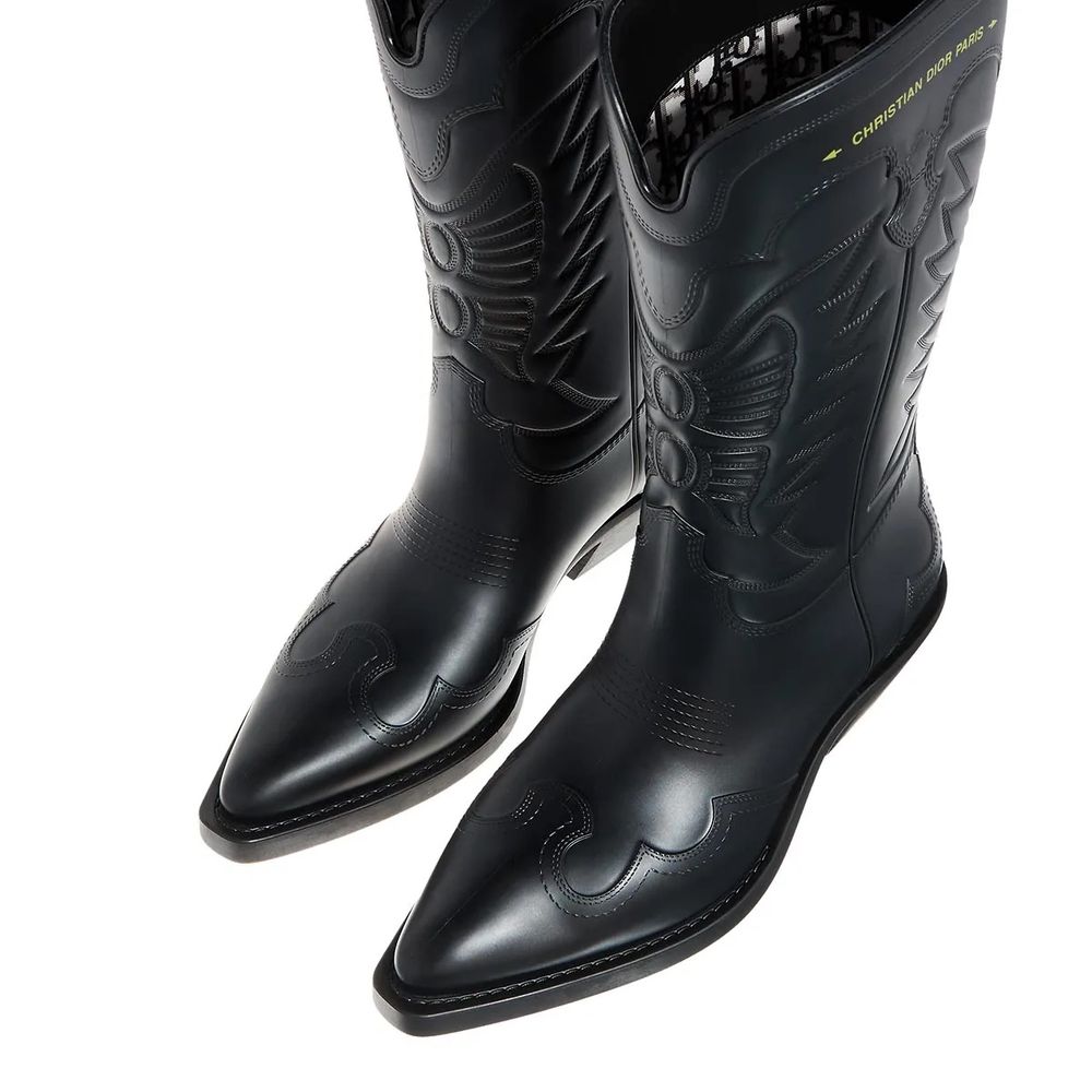 Dior Black Leather Women's Boot