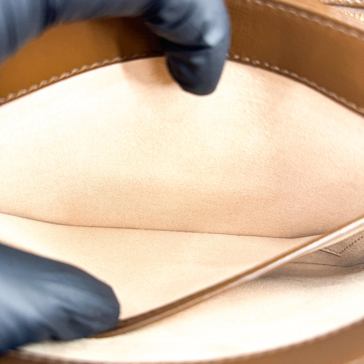 Gucci Horsebit 1955 Gg Coated Canvas With Leather Brown Canvas Shoulder Bag Bag (Pre-Owned)