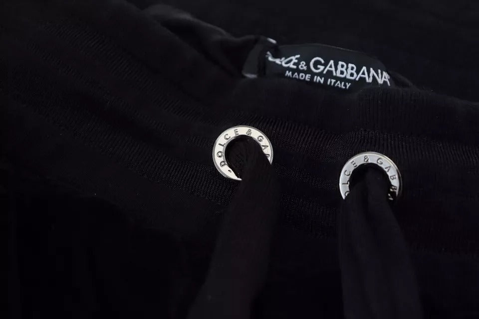 Dolce & Gabbana Black Cotton Skinny Jogger SweatMen's Men's Pants (Pre-Owned)