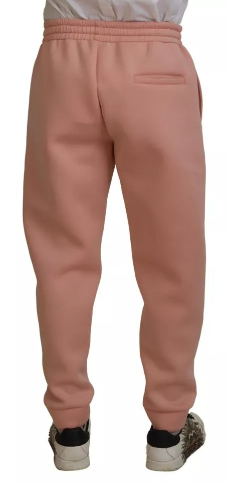 Dolce & Gabbana Pink Polyester SweatMen's Jogger Men's Pants (Pre-Owned)