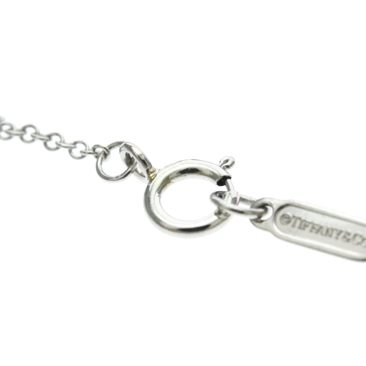 Tiffany & Co. Paper Flowers Pendant Platinum With Pave Diamonds Silver Platinum Necklace Jewelry (Pre-Owned)