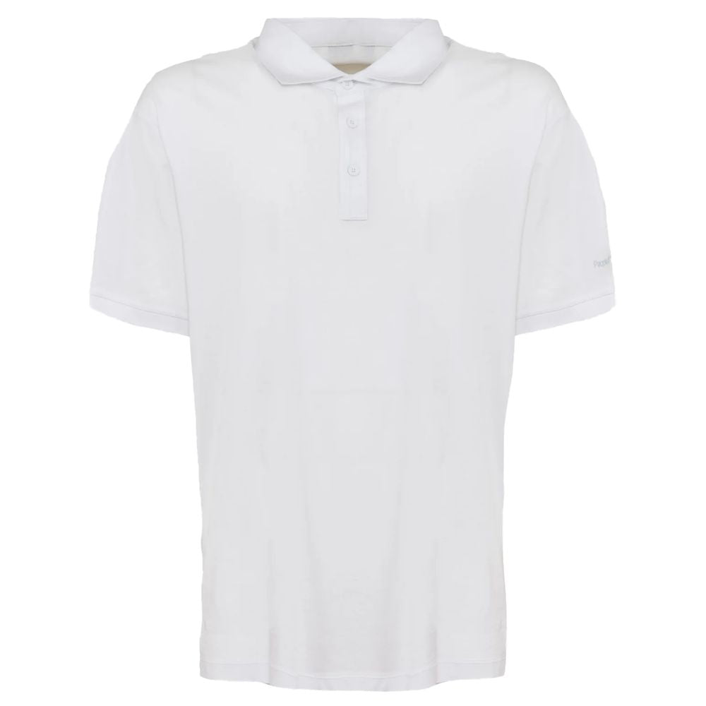 People Of Shibuya White Cotton Polo Men's Shirt