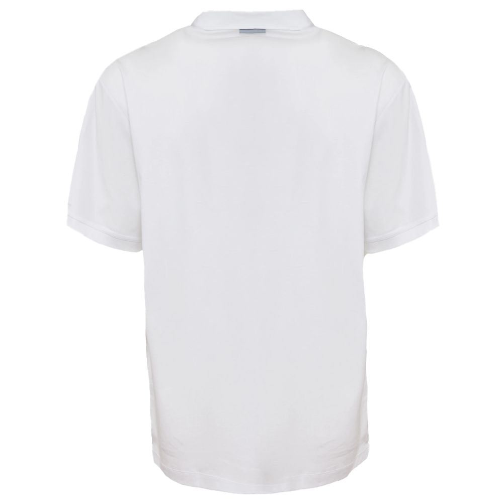 People Of Shibuya White Cotton Polo Men's Shirt