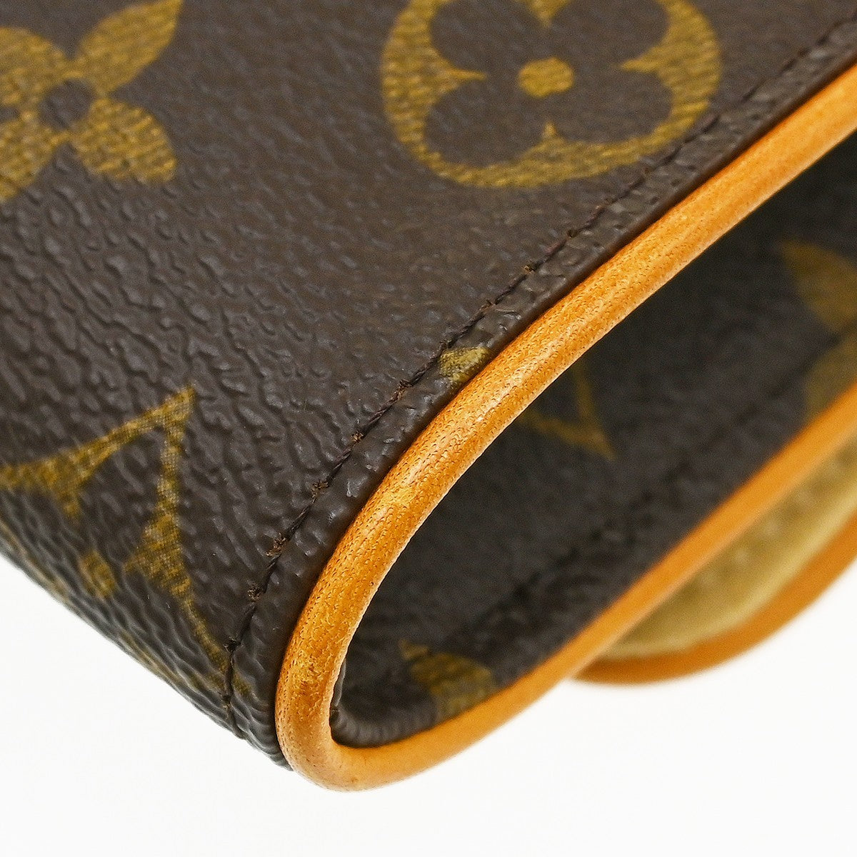 Louis Vuitton Twin Monogram Canvas Brown Canvas Clutche & Pouche Bag (Pre-Owned)