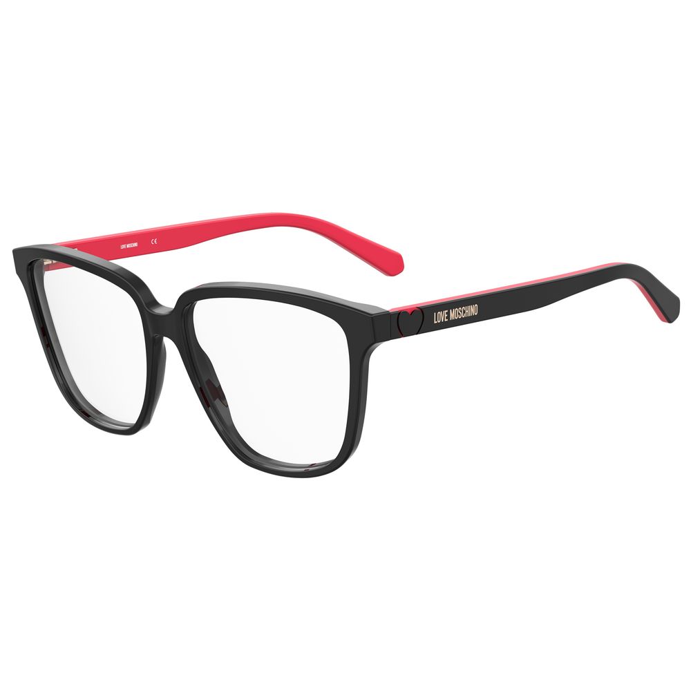 Love Moschino Black Acetate Women's Frames