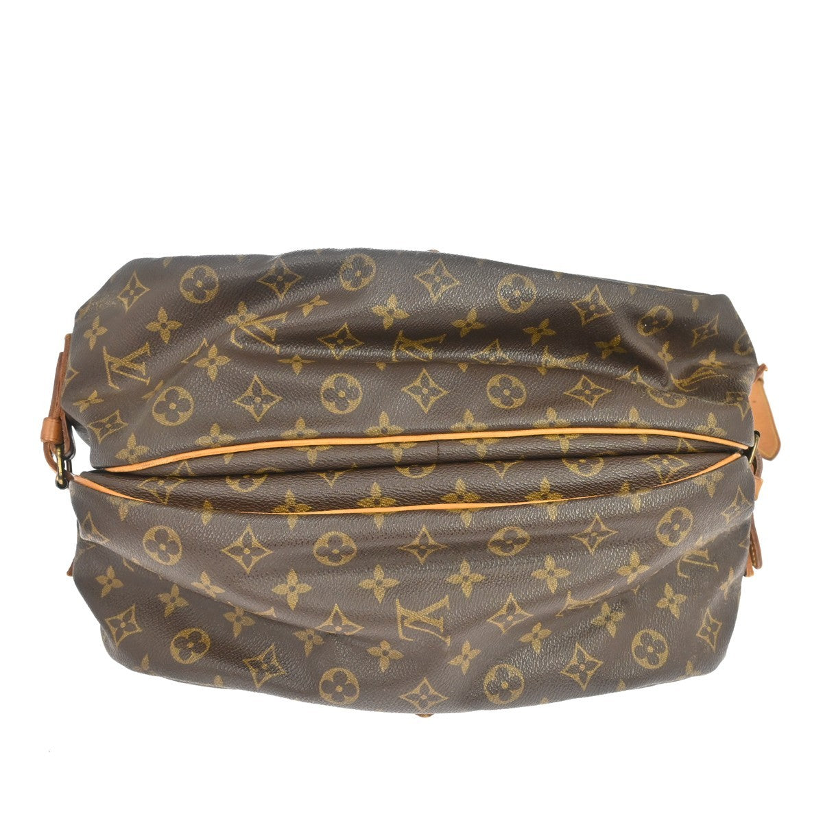 Louis Vuitton Saumur Monogram Brown Canvas Shoulder Bag Bag (Pre-Owned)